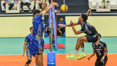 Samator Tundukkan Garuda Jaya 3-2 di Proliga 2025