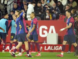 Barcelona Tekuk Sevilla 4-1, Naik ke Posisi Tiga La Liga