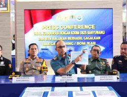 Lanal Banyuwangi Gagalkan Aksi Bom Ikan, Empat Pelaku Ditangkap